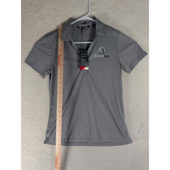NEW Travis Mathew Polo Shirt Womens Medium Gray Pure Coto Performance Stretch - Picture 4 of 16
